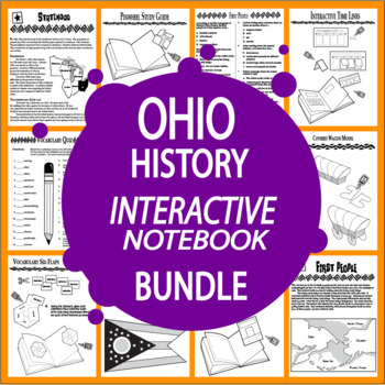 Preview of Ohio History 4th Grade State Study – ALL CONTENT INCLUDED – No Textbook Needed
