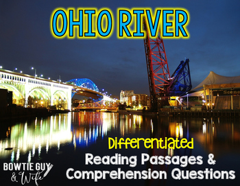 Preview of Ohio River Differentiated Nonfiction Reading Passages