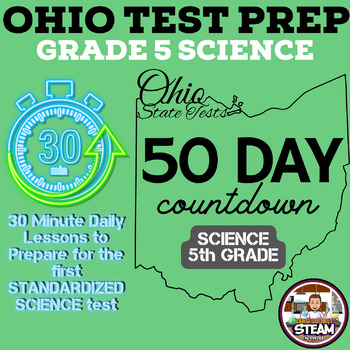 Preview of Ohio Science Grade 5 State Test Cram 30 Minutes Daily Lesson Plans