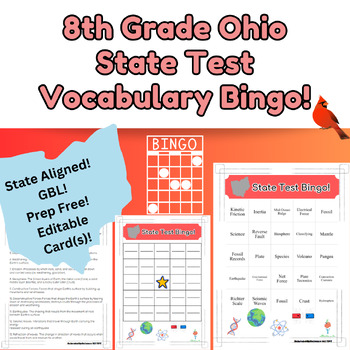 Preview of Ohio Science State Test Bingo!