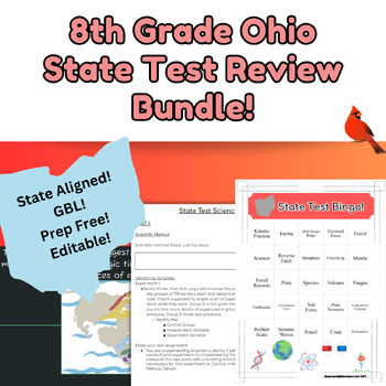 Preview of Ohio Science State Test Prep Bundle!