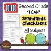 Ohio - Second Grade Standards Checklists for All Subjects 