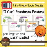 Ohio Social Studies - First Grade Standards Posters