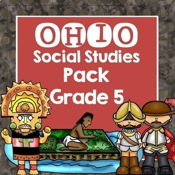 Preview of Ohio Social Studies Pack Grade 5