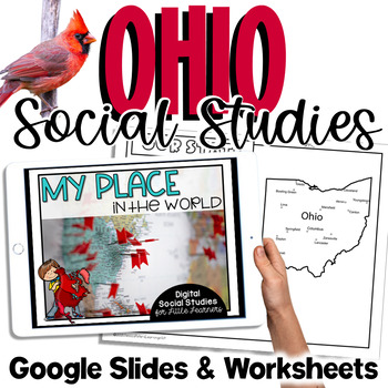 Preview of Ohio Social Studies | Me On the Map | City, County, State, Country, Continent