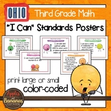 Ohio Standards for Third Grade MATH "I Can" Posters