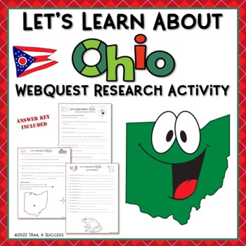 Preview of Ohio State Webquest Informational Reading Research Activity Worksheets