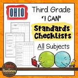Ohio - Third Grade Standards Checklists for All Subjects  