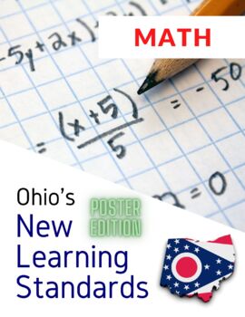 Preview of Ohio's Complete MATH Standards for Grades 9-12 - Bundled Wall Poster Edition