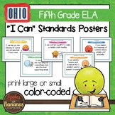 Ohio's Learning Standards Fifth Grade ELA "I Can"  Posters