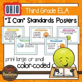Ohio's Learning Standards Third Grade ELA "I Can"  Posters