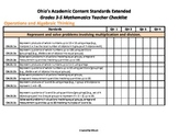 Ohio's Academic Content Standards Extended Teacher Checkli