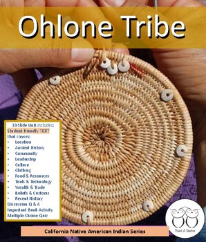 Preview of Ohlone Tribe California Native Americans Informational Text