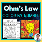 Ohm's Law Color By Number | Physics