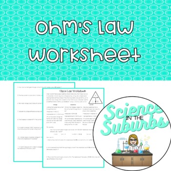 Preview of Ohm's Law Worksheet