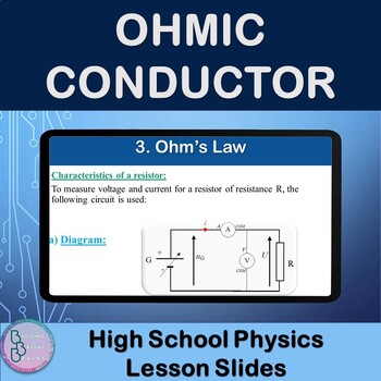 Preview of Ohmic Conductor | PowerPoint Lesson Slides High School Physics | Ohmic Resistor