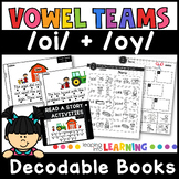 Oi and Oy Vowel Teams Decodable book and Activities | long