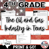 Oil & Gas Industry in Texas 4th Grade Social Studies Readi