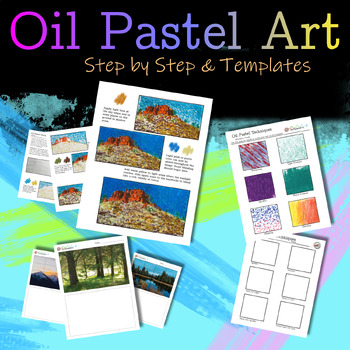 Art Technique: Chalk Pastel Worksheet Activity Practice Skills