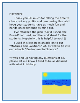 Preview of Oil Spill Simulation Lab (Shortened Version)