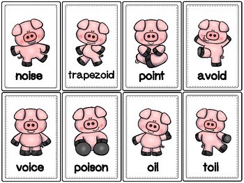 Oink! An -oi & -oy Vowel Diphthong Game by The Reading Clubhouse