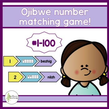 Preview of Ojibwe Numbers Matching Game