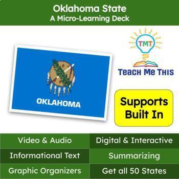 Preview of Oklahoma (50 States and Capitals) Informational Text and Activities