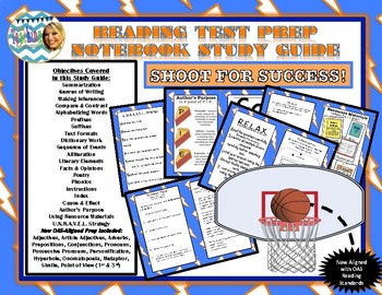 Preview of Oklahoma-Aligned Reading Test Prep (Sports)