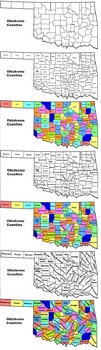 Preview of Oklahoma Counties PowerPoint Images