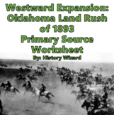 Oklahoma Land Rush of 1893 Primary Source Worksheet