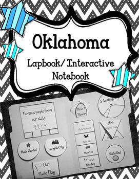Preview of Oklahoma State Lapbook. Interactive Notebook. US History and Geography