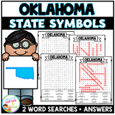 Oklahoma State Symbols Word Search Puzzle Worksheets