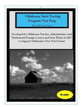 Preview of Oklahoma Test Prep Grade Three ELA