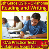 8th Grade OAS OSTP Reading and Writing Practice Tests - Ok