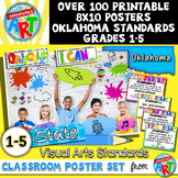 Oklahoma Visual Arts State Standards Poster Set Grades 1-5