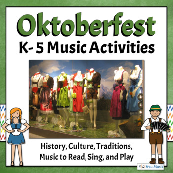 Preview of Oktoberfest Fall Music Activities with German Folk Song - Mein Hut