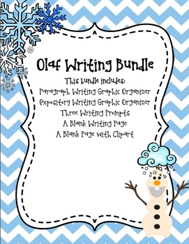 Preview of Olaf Writing Bundle *Frozen*
