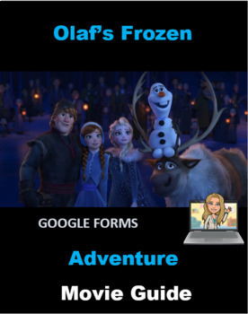 Preview of Olaf's Frozen Adventure Movie Activity Guide Google Forms Distance Learning