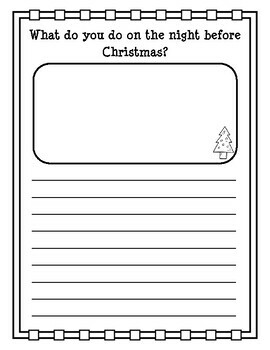 Olaf's Night Before Christmas Worksheets and Activities | TPT