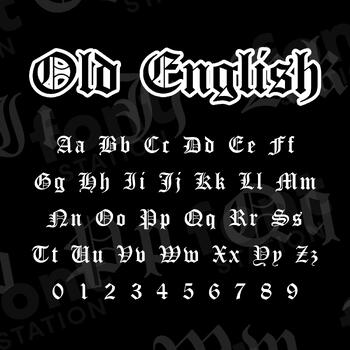 Old English Font | Gothic Letters | FontStation by FontStation | TPT