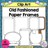 Old Fashioned Writing Papers and Frames for Projects and Writing