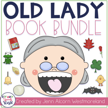 Preview of Old Lady Book Companion Bundle