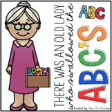 Old Lady Swallowed the ABCs Book Companion [4 different ac