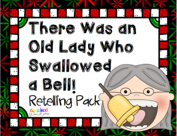 Preview of There Was an Old Lady Who Swallowed a Bell Retelling Pack