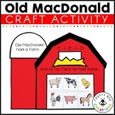 Old MacDonald Had a Farm Craft Farm Animals Bulletin Board