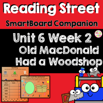 Preview of Old MacDonald Had a Woodshop SmartBoard Companion Kindergarten