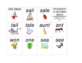 Old Maid Homophone Game
