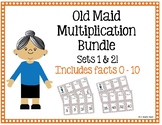 Old Maid Multiplication Bundle! (2 sets of playing cards)