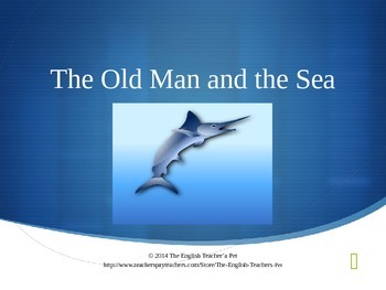 Preview of Old Man and the Sea Themes, Symbols, and Heroes PowerPoint