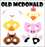 Old McDonald Farm Animal Printable Readers Theater Masks